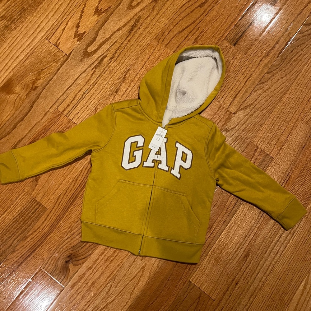 GAP Yellow Hoodie Classic Pullover Sweatshirt